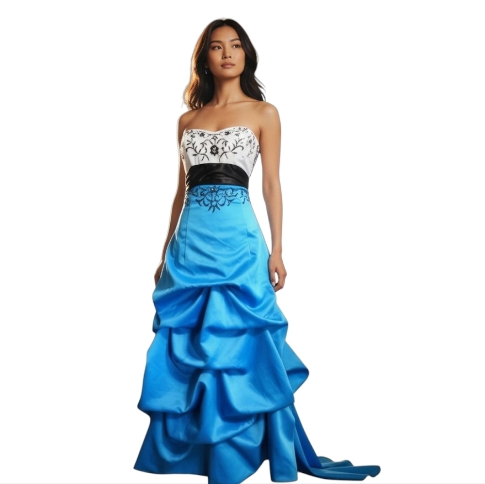 Y2K Josh & Jazz Formal Dress with Embroidery And Beading